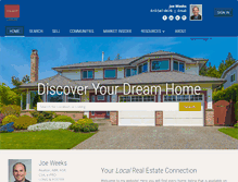 Tablet Screenshot of joerealestatepro.com